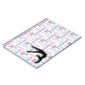 Gymnastiek Dans juichen Haar Naam & Sport Overal Notitieboek (Linkerzijde)