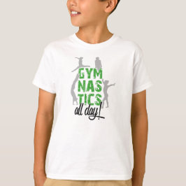Gymnastiek De hele dag・ Lange hoes T-shirt