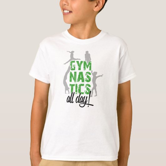 Gymnastiek De hele dag・ Lange hoes T-shirt (Voorkant)