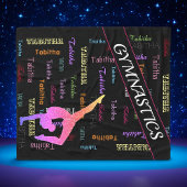 Gymnastiek Deken met Gepersonaliseerde Naam All Ov