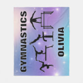 Gymnastiek Deken Paarse Turquoise (Voorkant)