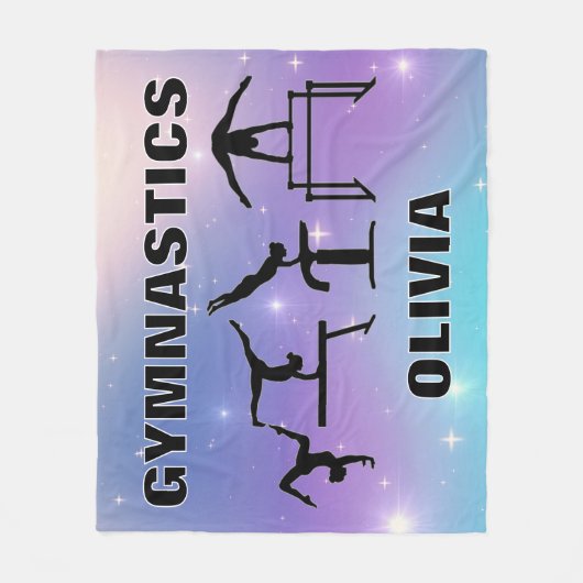 Gymnastiek Deken Paarse Turquoise (Voorkant)