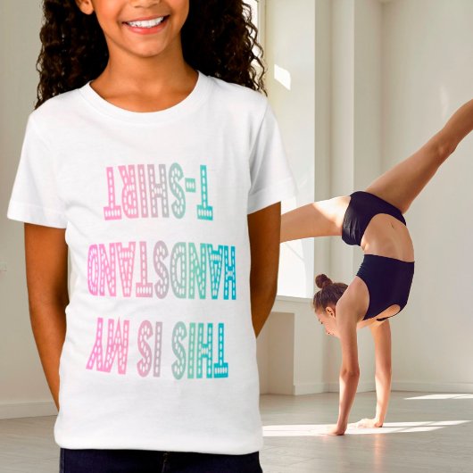 Gymnastiek "Dit is mijn Handstand T-Shirt" T-shirt