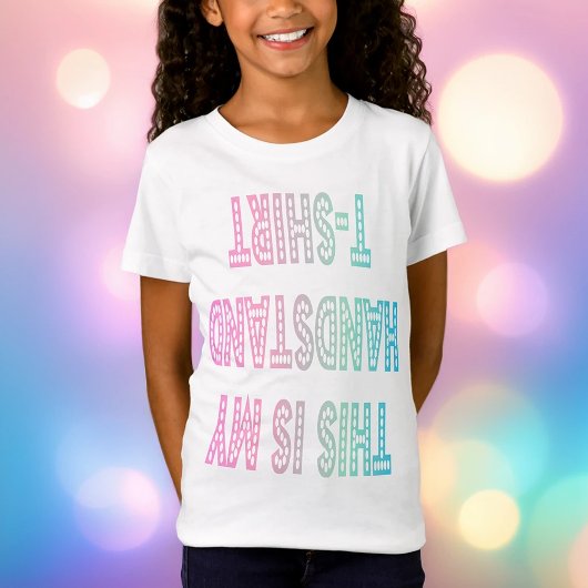 Gymnastiek "Dit is mijn Handstand T-Shirt" T-Shirt