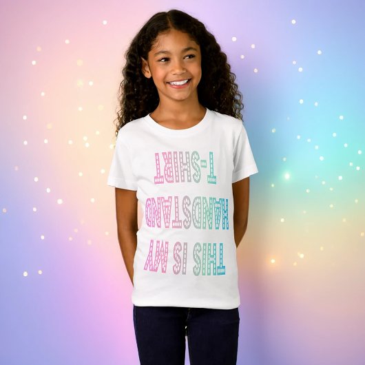 Gymnastiek "Dit is mijn Handstand T-Shirt" T-Shirt