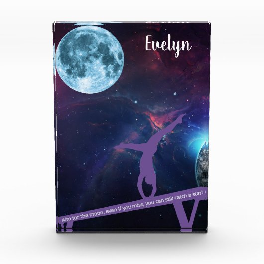 Gymnastiek Doel van de maan Fotoblokken (Voorkant)