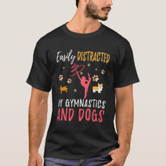 Gymnastiek Dogs Shirt Funny Gymnast Hondenliefhebb