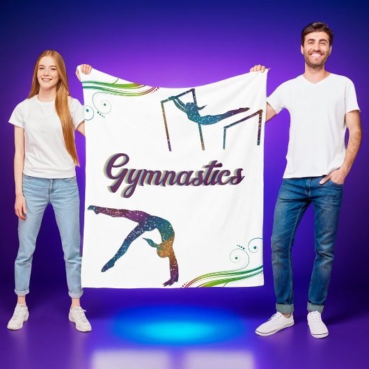 Gymnastiek Dromen: Gezellige Fleece Deken voor Gym
