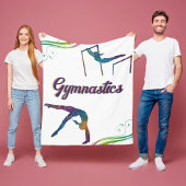 Gymnastiek Dromen: Gezellige Fleece Deken voor Gym