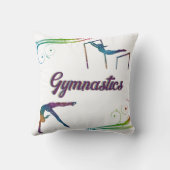 Gymnastiek Dromen Gymnast Kussen (Achterkant)