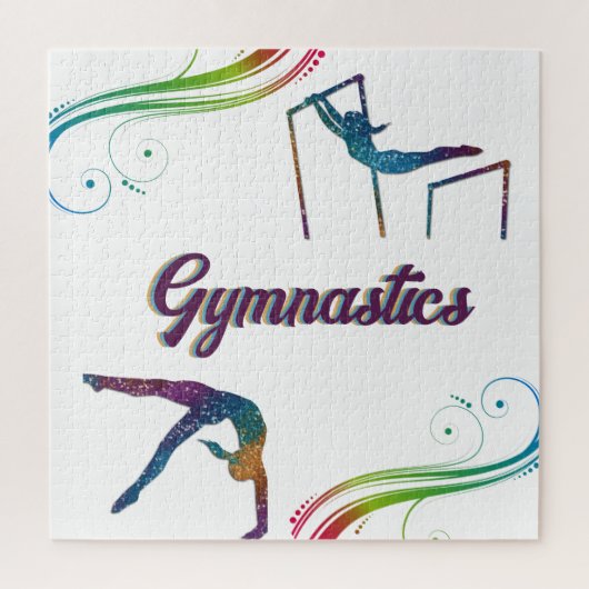 Gymnastiek Dromen Gymnast Legpuzzel (Verticaal)