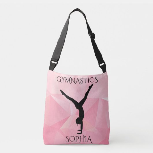 Gymnastiek dwars lichaam twee zijkanten tas. crossbody tas (Voorkant)
