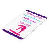 Gymnastiek een plek waar het oké is om uit te draa magneet (Linkerzijde)