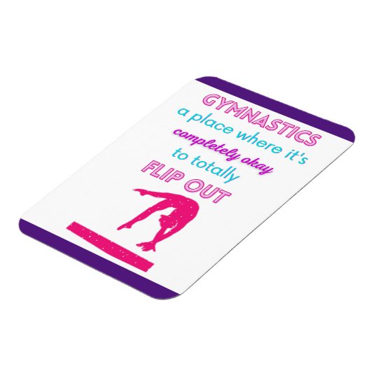 Gymnastiek een plek waar het oké is om uit te draa magneet (Linkerzijde)