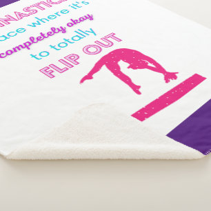 Gymnastiek een plek waar het oké is om uit te draa sherpa deken