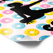 Gymnastiek en Donuts Foto Afdruk (Hoek)