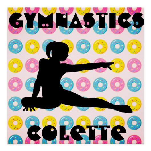 Gymnastiek en Donuts Perfect Poster (Voorkant)