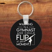 Gymnastiek en kan op elk moment draaien sleutelhanger (Voorkant)