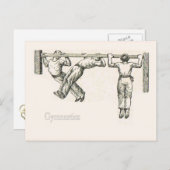 Gymnastiek en lichaamsbeweging 8 briefkaart (Voorkant / Achterkant)