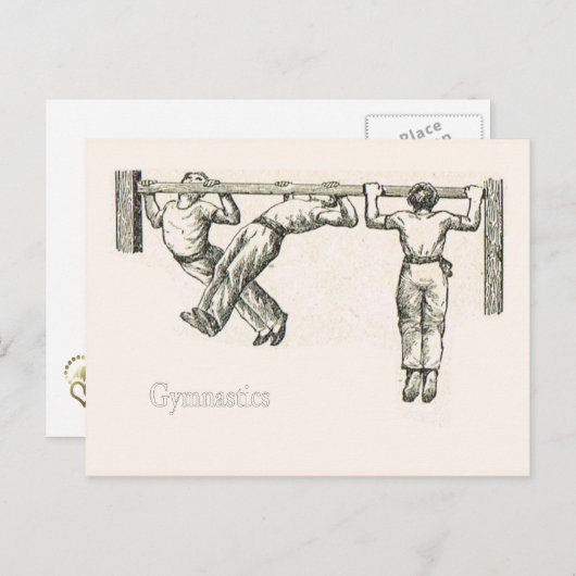 Gymnastiek en lichaamsbeweging 8 briefkaart (Voorkant / Achterkant)