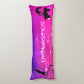 Gymnastiek Evenementen Gepersonaliseerd Lichaamsku Lichaamskussen (Achterkant (Verticaal))