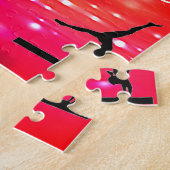 Gymnastiek Events Personalized Girls Puzzle Legpuzzel (Zijkant)