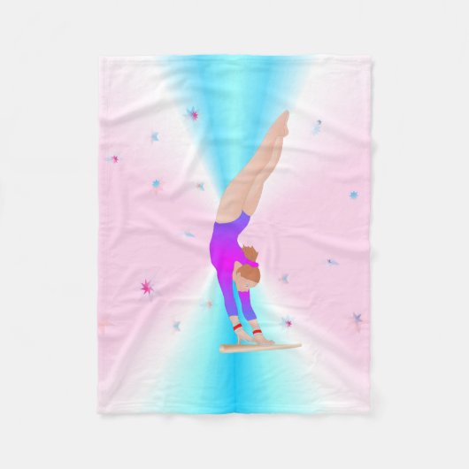 Gymnastiek - Fly Girl Blanket Fleece Deken (Voorkant)