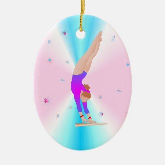 Gymnastiek - Fly Girl Ornament (Voorkant)