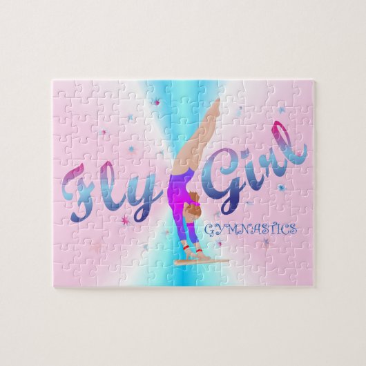 Gymnastiek - Fly Girl Puzzle Legpuzzel (Horizontaal)