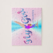 Gymnastiek - Fly Girl Puzzle Legpuzzel (Verticaal)