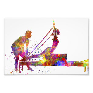 gymnastiek foto afdruk