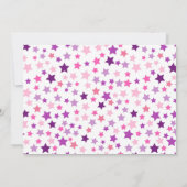 Gymnastiek Foto Girl Stars Birthday Party Kaart (Achterkant)