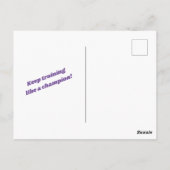 Gymnastiek Galaxy Briefkaart (Achterkant)