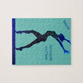 Gymnastiek geboren op Beam Puzzle Legpuzzel (Horizontaal)