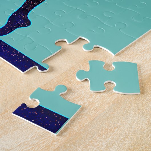 Gymnastiek geboren op Beam Puzzle Legpuzzel (Zijkant)