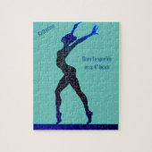 Gymnastiek geboren op Beam Puzzle Legpuzzel (Verticaal)