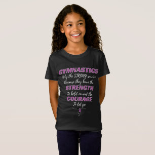 Gymnastiek geeft de sterke overlevende gymnast t-shirt