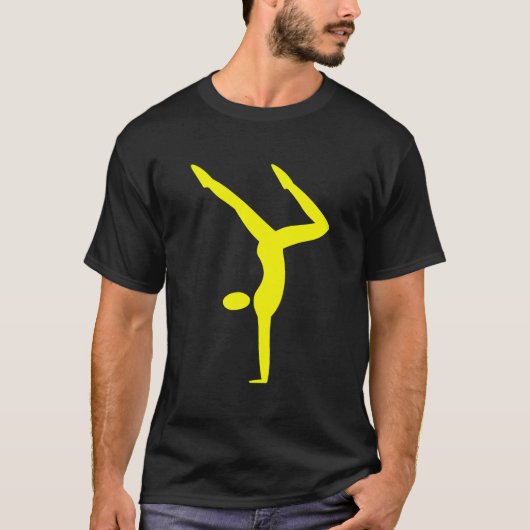 Gymnastiek - Geel T-shirt (Voorkant)