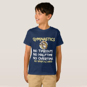Gymnastiek Geen Wimps T-shirt (Voorkant volledig)