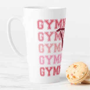 Gymnastiek geïnspireerd latte mok