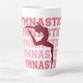 Gymnastiek geïnspireerd latte mok (Voorkant)