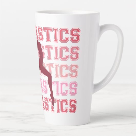 Gymnastiek geïnspireerd latte mok (Rechts)