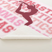 Gymnastiek geïnspireerd sherpa deken (3/4)