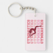 Gymnastiek geïnspireerd sleutelhanger (Voorkant)