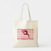 Gymnastiek geïnspireerd tote bag (Achterkant)
