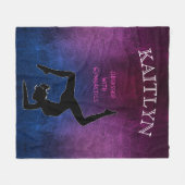 Gymnastiek geobsedeerd door fleece deken (Voorkant (Horizontaal))