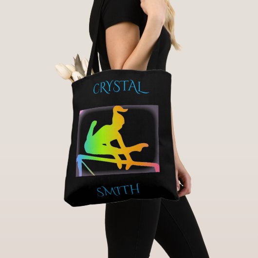 GYMNASTIEK GEPERSONALISEERD STEVIG POLYESTER TAS! TOTE BAG (Dichtbij)