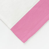 Gymnastiek gepersonaliseerde fleece deken. (Hoek)