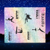 Gymnastiek Gepersonaliseerde Vault, Bars, Beam & F Fleece Deken