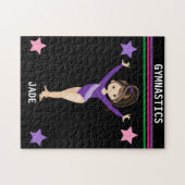 GYMNASTIEK GEPUBLICEERD VOOR MEISJES GEPERSONALISE LEGPUZZEL (Horizontaal)